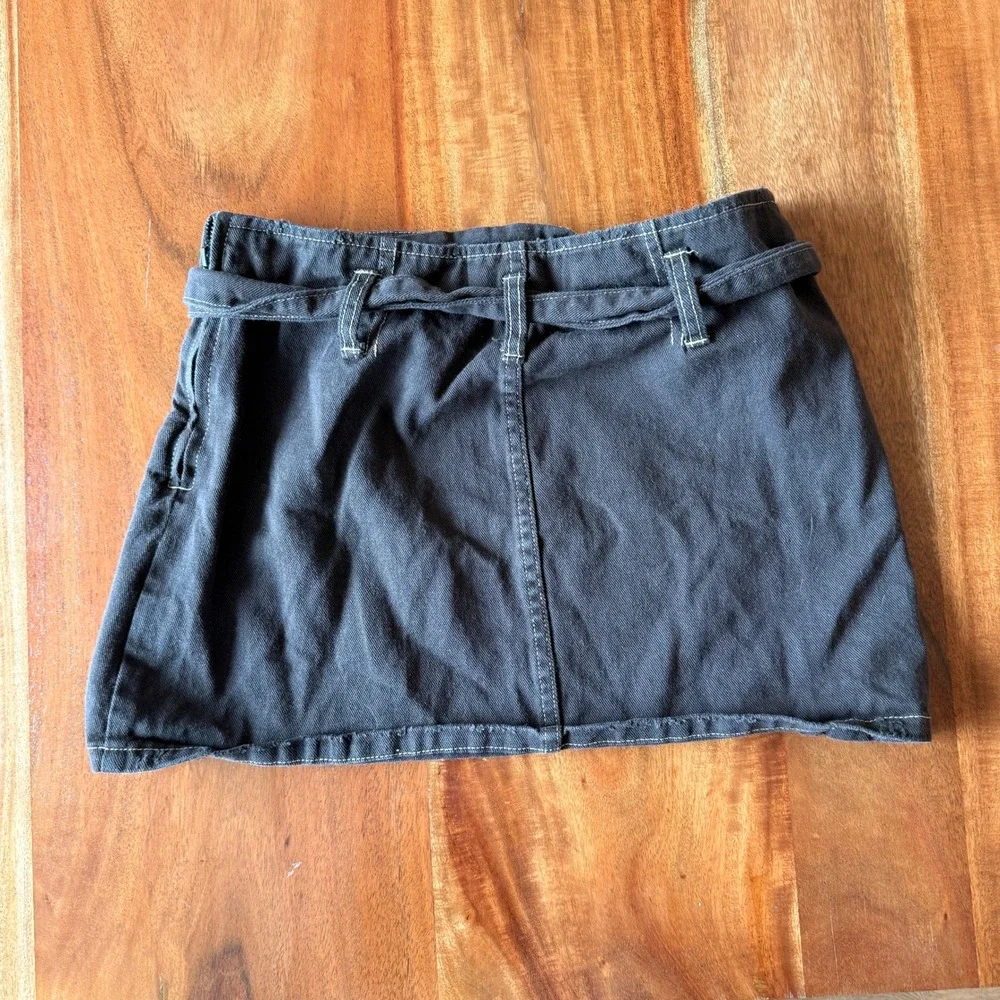 Nectar Clothing Women's Brown Micro Mini Skirt‎ Size S